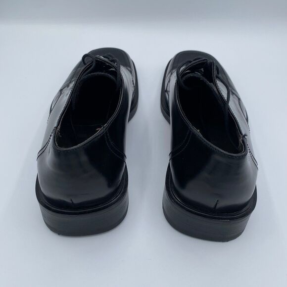 Men’s Dress Shoes Black Leather Size 10 Work Office Wedding main image 3